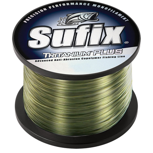 Sufix Tritanum Plus - 8lb - Dark Green - 6870 yds [696-208G]