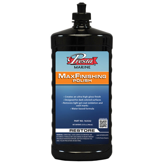 Presta MaxFinishing Polish - 32oz [163532]