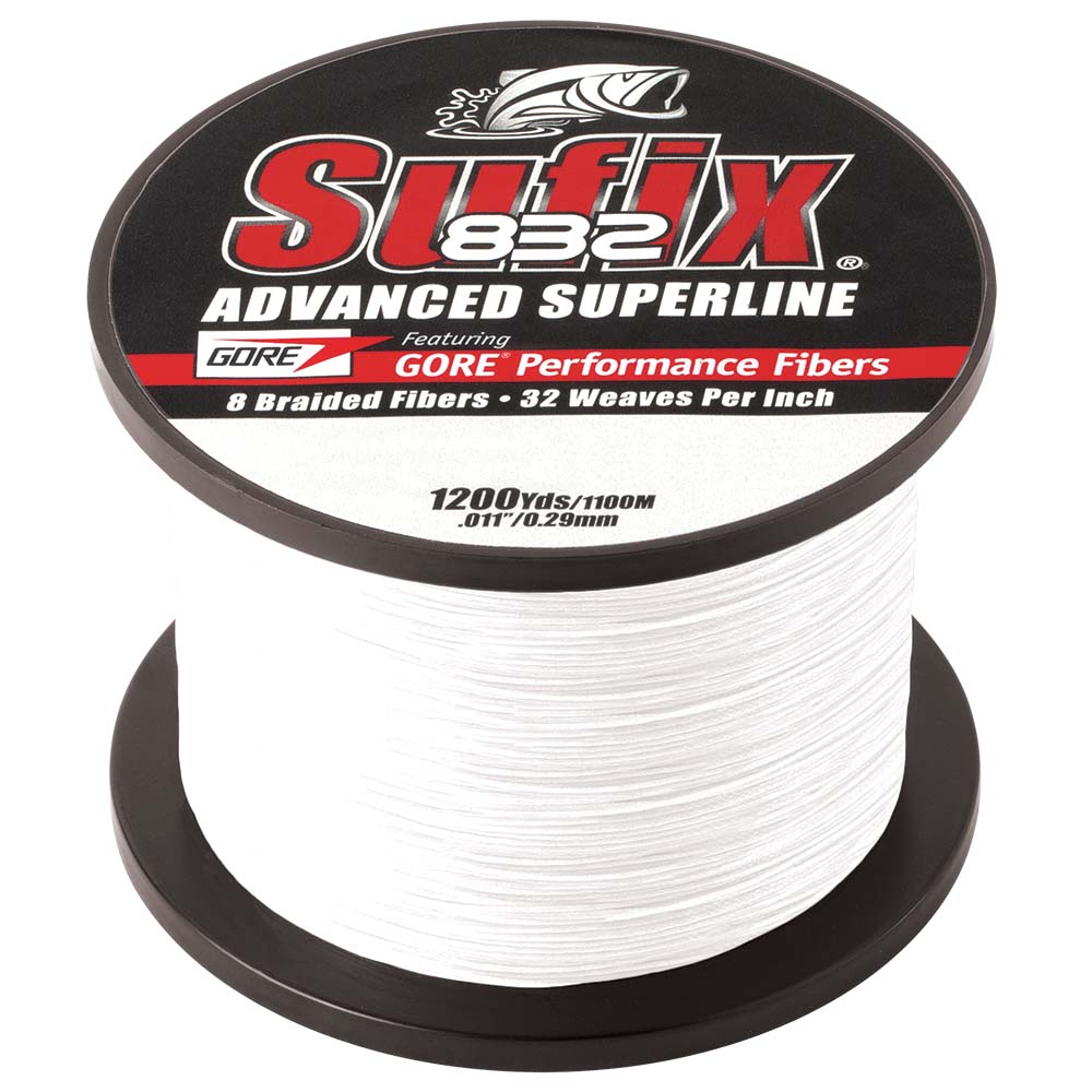 Sufix 832 Advanced Superline Braid - 15lb - Ghost - 1200 yds [660-315GH]