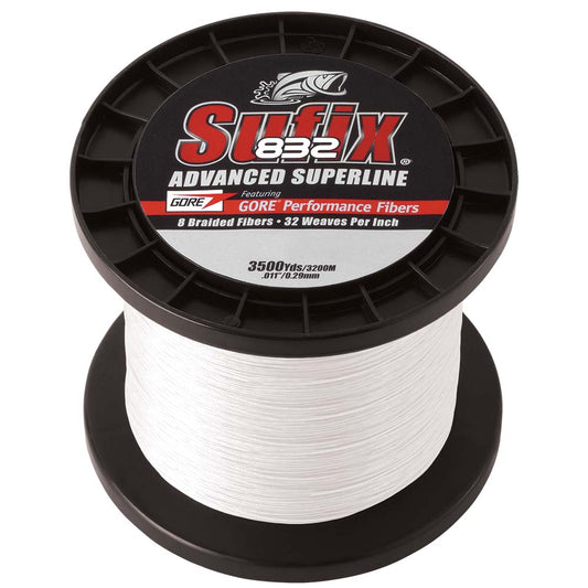 Sufix 832 Advanced Superline Braid - 15lb - Ghost - 3500 yds [660-415GH]