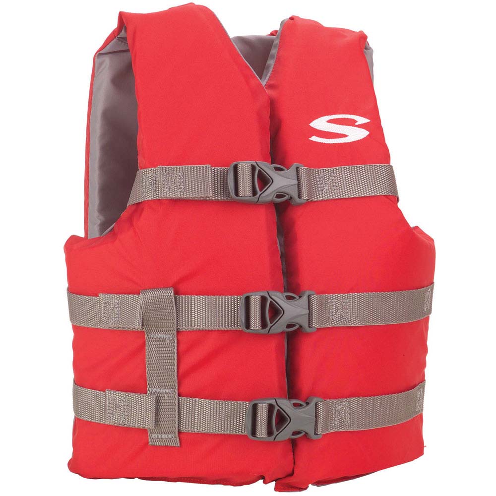 Stearns Youth Classic Vest Life Jacket - 50-90lbs - Red/Grey [2159436]